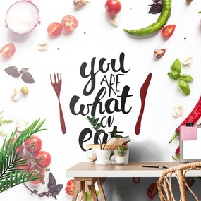 Тапет – С надпис - You are what you eat