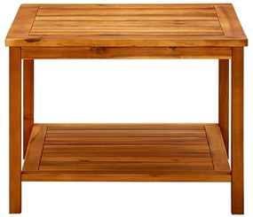 316403 vidaXL Маса за кафе, 60x60x45 см, акациево дърво масив