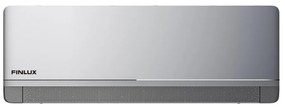 Инверторен климатик Finlux 12FERRO87BRIS, 12000 BTU, А+++, 30 м2, Wi-Fi, Комфортен бриз, 4D обдухване, Нагревател на външно тяло, Инокс