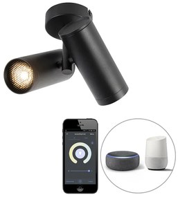 Smart spot черен 2-светлинен вкл.Wifi GU10 - Scopio Honey