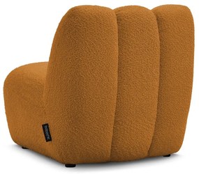 Кресло от прежда с примки от букле в цвят горчица Janissaire – Bobochic Paris