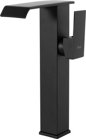 Смесител за мивка  REA KENT Black mat high