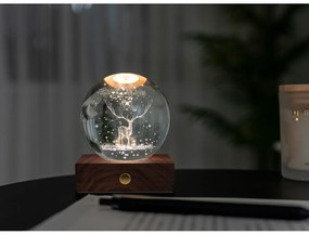 Тъмнокафява светлинна декорация с USB Amber – Gingko