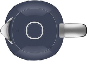 Електрическа кана SMEG KLF03NBEU, 2400 W, 1.7 л, 360° основа, Гланцово покритие, Морско синьо