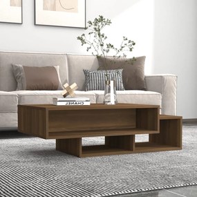815983 vidaXL Маса за кафе, кафяв дъб, 105x55x32 см, инженерно дърво