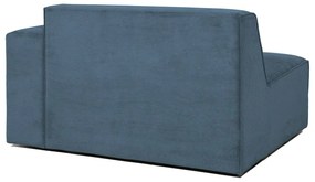 Син модулен диван от рипсено кадифе (десен ъгъл) Sting – Scandic