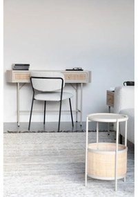 Бежова конзолна маса 40x120 cm Amaya – White Label