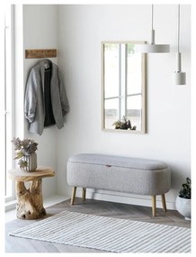 Стенна закачалка от масивен дъб в естествен цвят 50 cm Barco – House Nordic