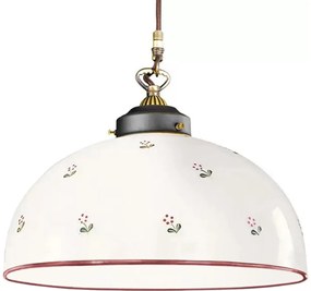 Kolarz 731.32.77 - Пендел NONNA 1xE27/75W/230V Ø 36 см червен
