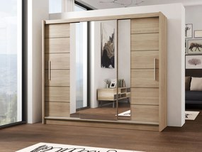 Плъзгащ се гардероб Lizbona II-Sonoma