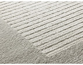 Килим в светлосиво и слонова кост 133x190 cm Flora – Universal