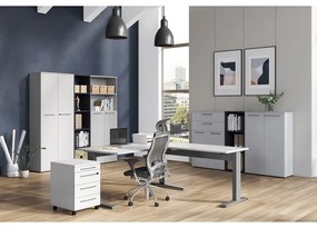 Антрацитна етажерка за книги 80x120 cm Agenda - Germania