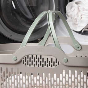 Светлокафяв пластмасов кош за пране 45 l – Addis