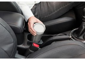 Термо чаша Brabantia Make&Take 1008490, 360 мл, Устойчива на разливане, Инокс/светлосив