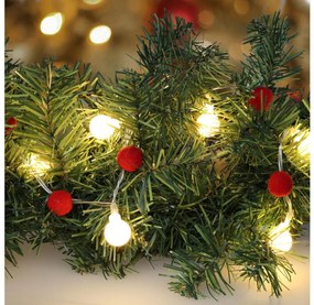 Brilagi - LED коледна верига 20xLED/2xAA 1,8m топла бяла