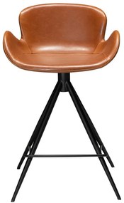 Коняк кафяв бар стол от изкуствена кожа DAN-FORM Дания , височина 87 cm Gaia - DAN-FORM Denmark