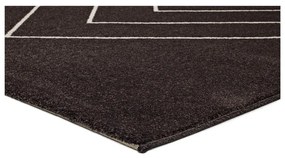 Тъмнокафяв килим Breda, 57 x 110 cm - Universal