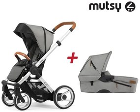 Бебешка количка 2в1 EVO UN Standard MUTSY - Urban Nomad Light Grey
