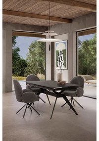 Тъмносив фотьойл Dario - Marckeric