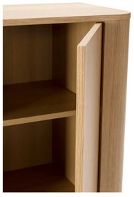 Шкафче от декор от дъб в естествен цвят 100x133x40 cm Padoc – MOME