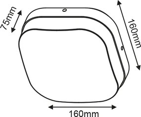 Аплика Градина LED Kimi Oval Plus