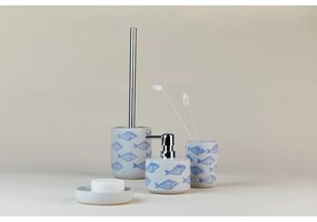 Синьо-бял дозатор за кремообразен сапун , 475 ml Aquamarin - Wenko