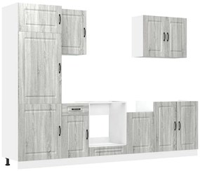 3314767 vidaXL Комплект кухненски шкафове от 7 части Kalmar, инженерно дърво