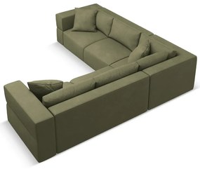 Светлозелен променлив ъглов диван Esther – Milo Casa