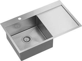 Стоманена мивка RUSSEL 111 BRUSH NICKEL
