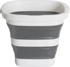 Кофа 5five, Сива/Бяла, Сгъваема, 5 l