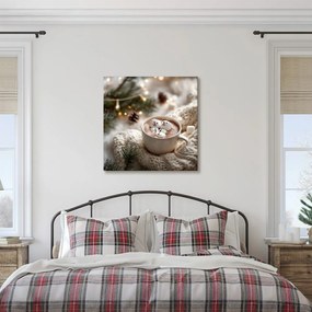 Картина на платно – Коледно спокойствие с вкусен шоколад