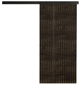 Плъзгаща врата BELMA 70, 70x205,тъмен ясен/черна