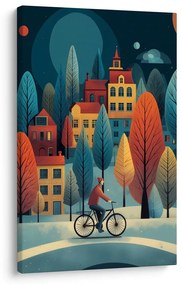 Картина на платно – Вълшебното зимно село