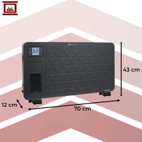 Енергоспестяващ електрически конвекторен нагревател KAMINER ZIFLO 2300W с WIFI и дистанционно управление