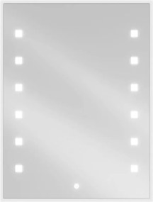 Mexen Ner осветено баняно огледало 60 x 80 см, LED 6000K, анти-пара - 9809-060-080-611-00