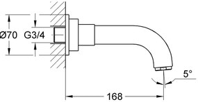 Отлив Grohe Atrio