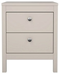 Сиво-бежово нощно шкафче Madrid – Tvilum
