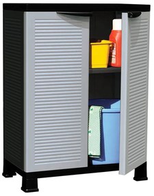 337900 vidaXL Пластмасов шкаф, 68x39x92 см