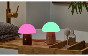 LED настолна лампа в бял и тъмно естествен цвят (височина 12,5 cm) Alice Mushroom – Gingko