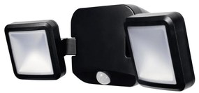 Osram - LED външен стенен прожектор със сензор BATTERY 2xLED/5W/4xD IP54