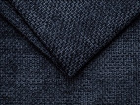 Тъмносиньо двойно легло 160x200 cm тапицирано без табла Whale – Micadoni