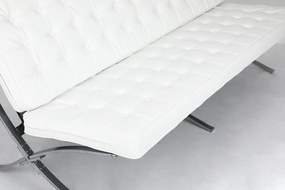 Триместен диван Casablanca-бял