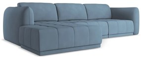 Светлосин ъглов диван (ляв ъгъл) Hoku – Makamii