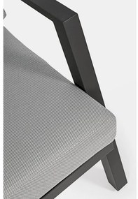 Сив алуминиев градински комплект от за отдих за 4 Harley – Bizzotto