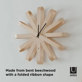 Стенен часовник ø 51 cm Ribbonwood – Umbra