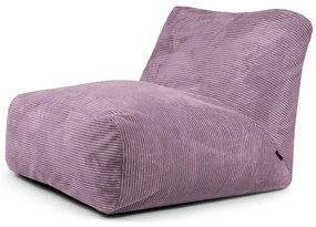 Лилав пуф от рипсено кадифе Tube 100 – SLOWDOWN