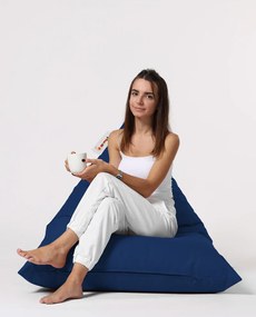 Градински пуф Pyramid Big Bed Pouf, цвят Тъмно син