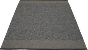 Антрацитен килим за открито и закрито 140x200 cm Edit Charcoal – Pappelina