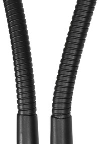 Интелигентна подова лампа черна с 2 Wi-Fi P45 - Carmen