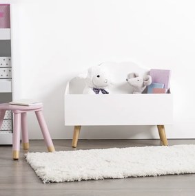 Детски скрин за съхранение atmosphera Cloud MDF - Бял